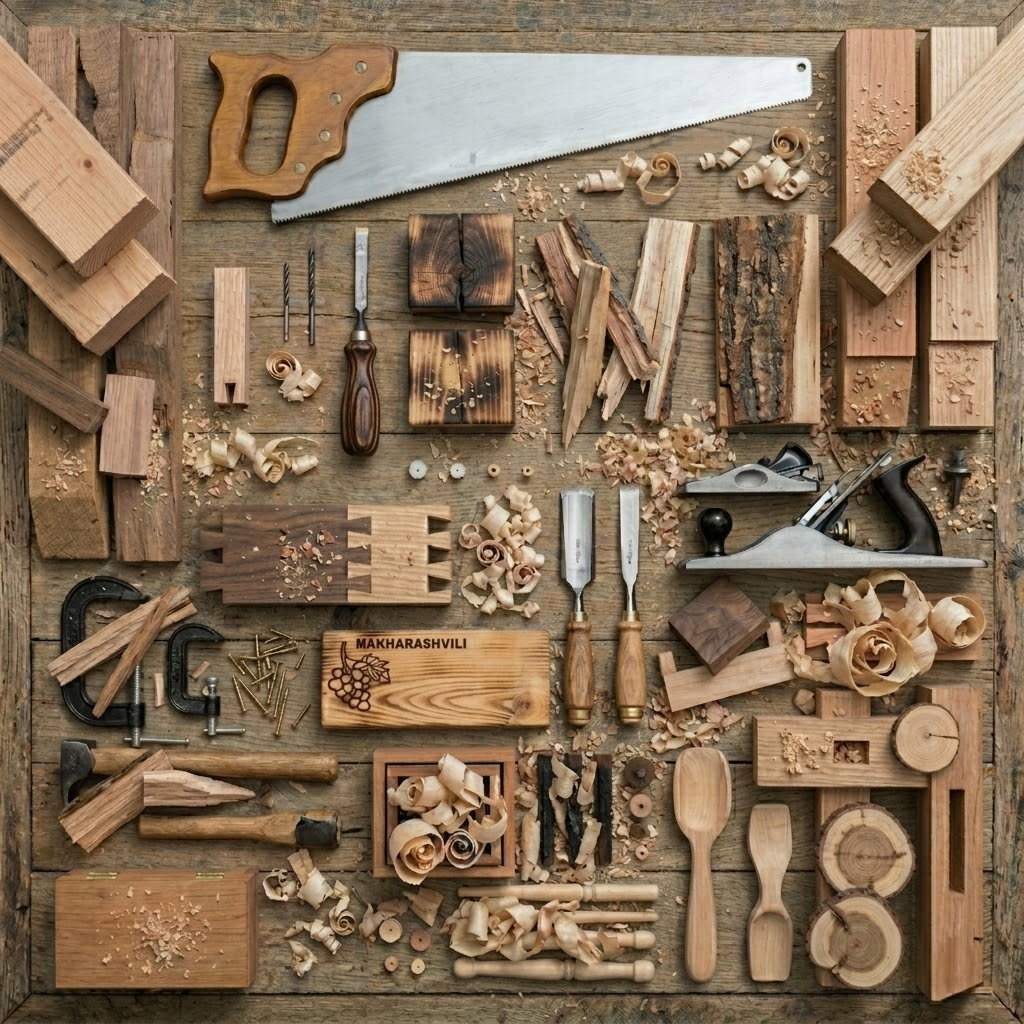 ხეზე კვეთა სახელოსნოში